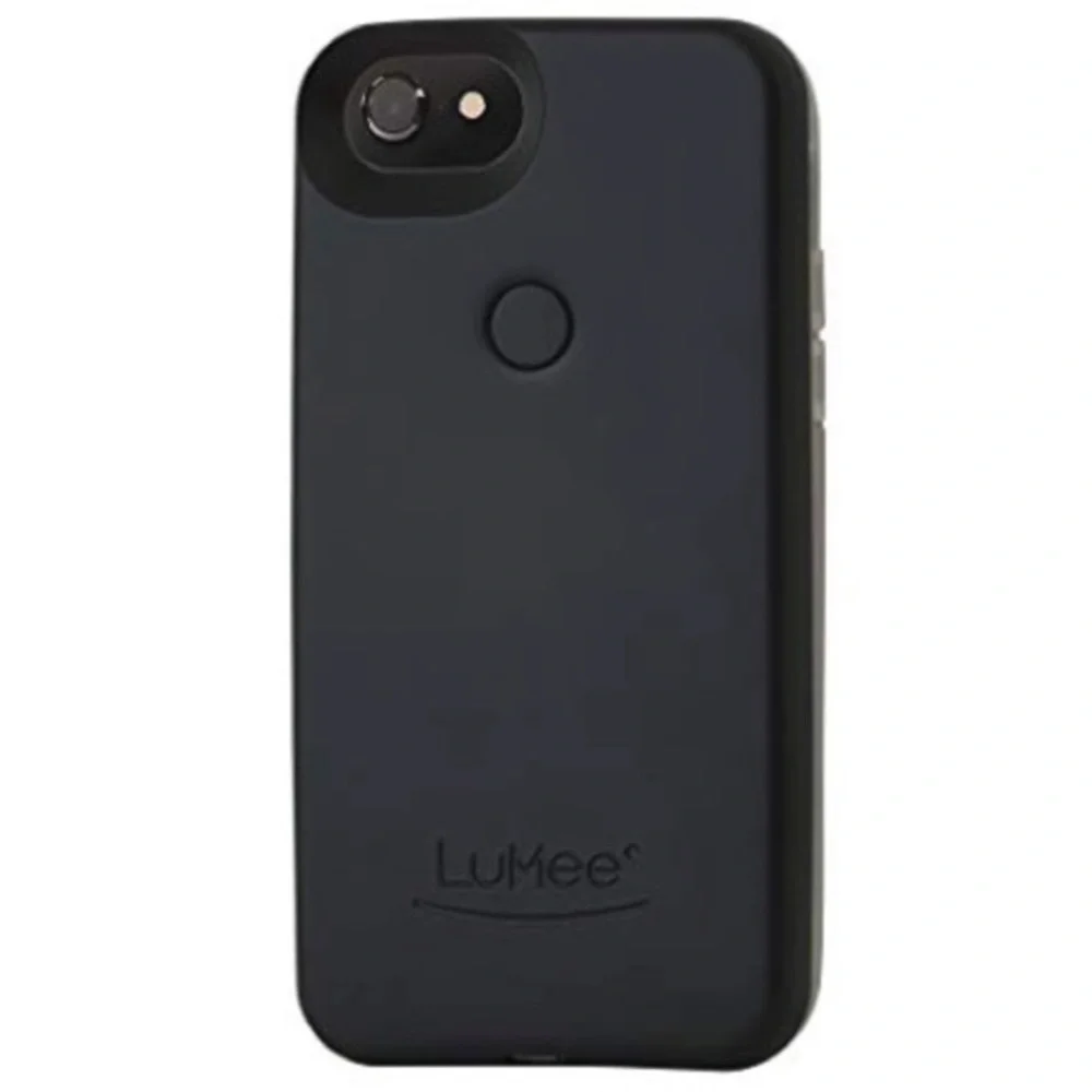 Lumee Black Ring Light IPhone 7/8+ Case